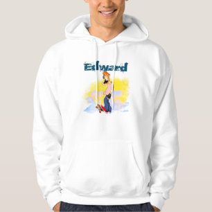 Skateboarding Guy (Light) Hoodie