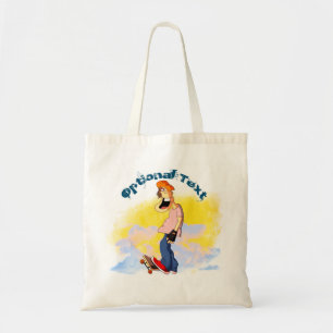Skateboarding Guy Tote Bag