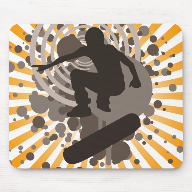 skateboarding : hi-fi mouse pad (Front)