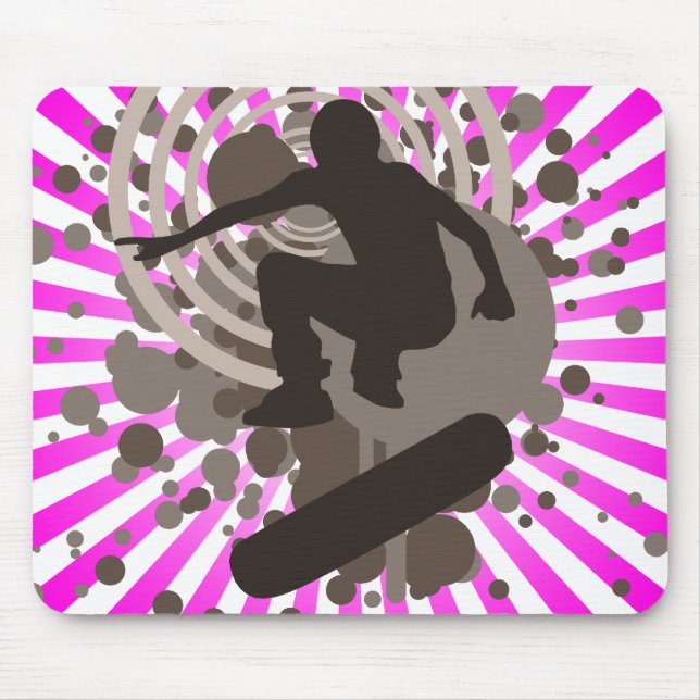 skateboarding : hi-fi mouse pad (Front)
