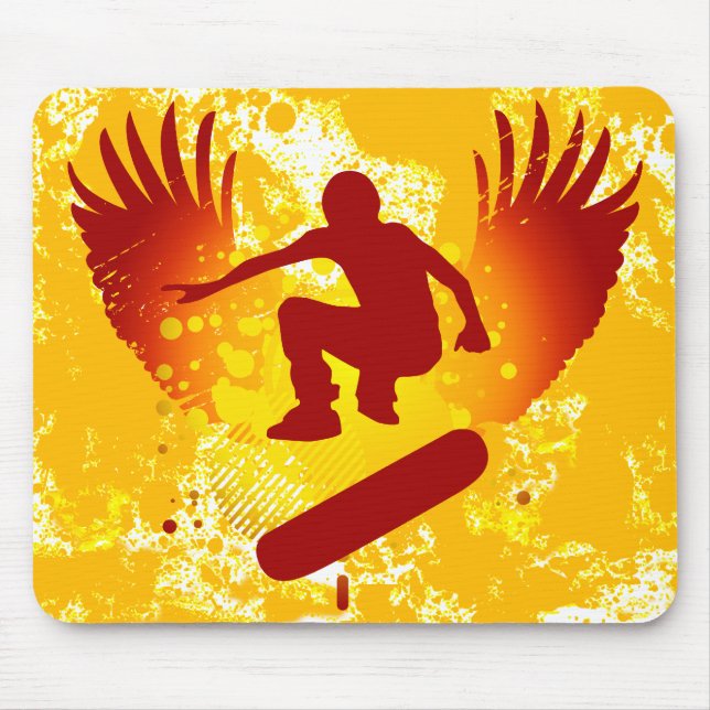 skateboarding : hi-fi mouse pad (Front)