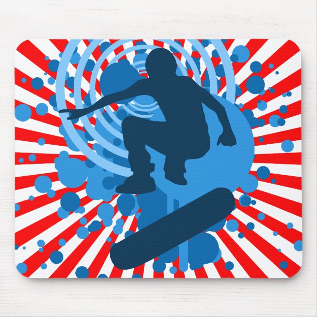 skateboarding : hi-fi mouse pad (Front)