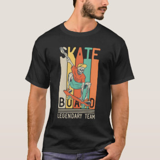 Skateboarding Is Not A Crime Skateboarder Skaters  T-Shirt