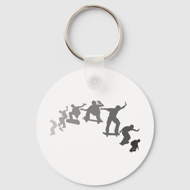 Skateboarding Keychain (Front)
