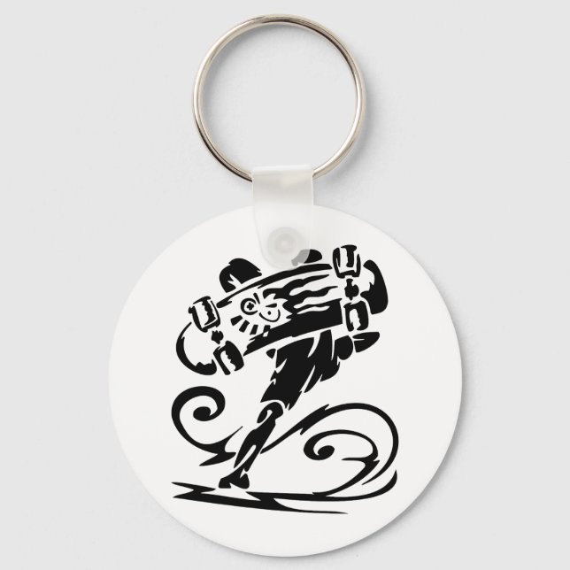 SKATEBOARDING KEYCHAIN (Front)