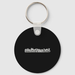 Skateboarding  keychain