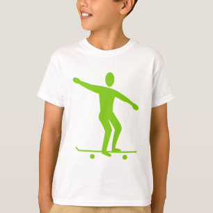 Skateboarding - Martian Green T-Shirt