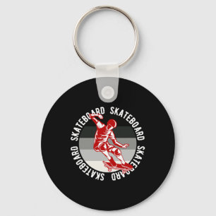 Skateboarding Men Women Kids Skateboard  Keychain