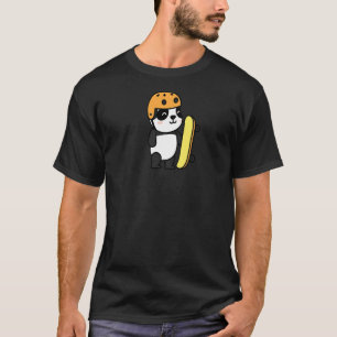 Skateboarding Panda Bear Cool Panda Skateboard Ska T-Shirt