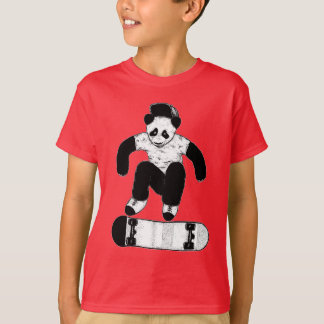 Skateboarding Panda T-Shirt