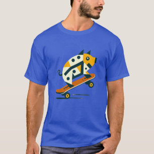 Skateboarding Pig T-Shirt