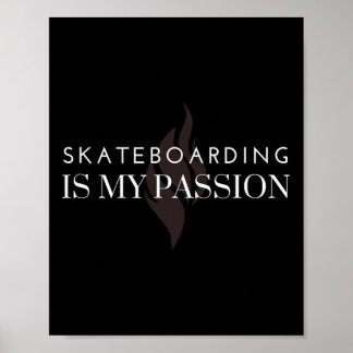 Skateboarding Pion Hob Poster