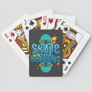 Skateboarding Playing Cards