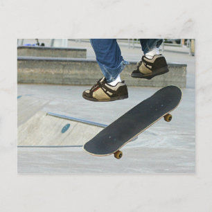 Skateboarding Postcard