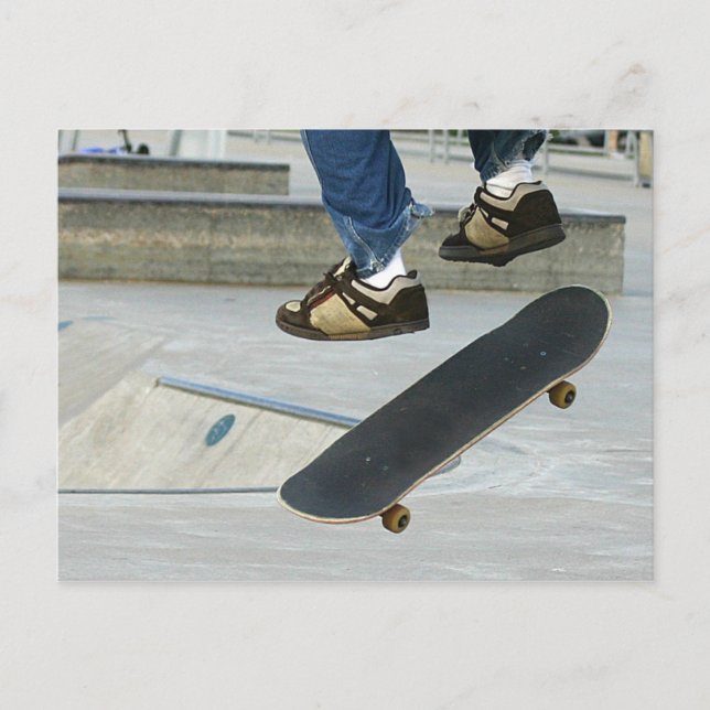 Skateboarding Postcard (Front)