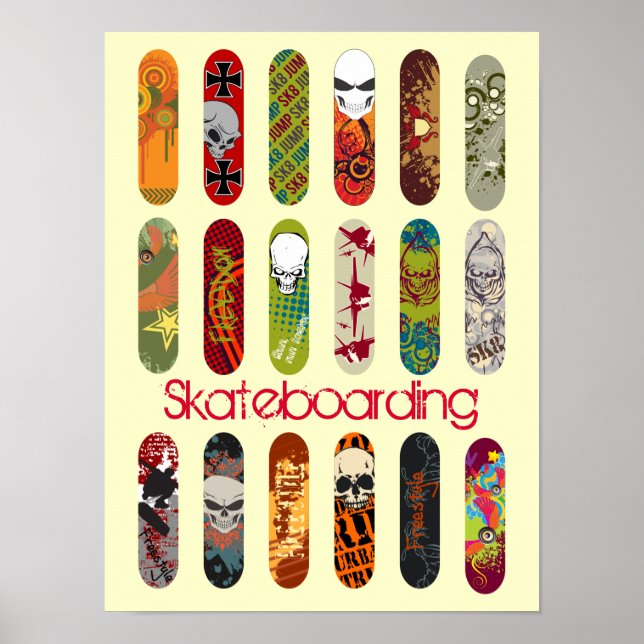 Skateboarding Poster (Front)