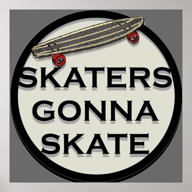 Skateboarding Poster (Front)
