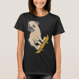 Skateboarding Pug Dog Skateboard Puppy Funny Class T-Shirt
