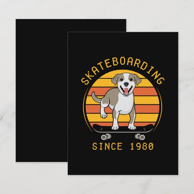 Skateboarding Since 1980 Enclosure Card (Front/Back)