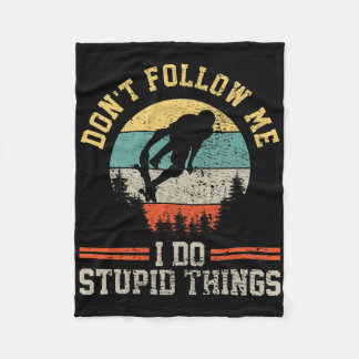 Skateboarding Skateboard Fleece Blanket