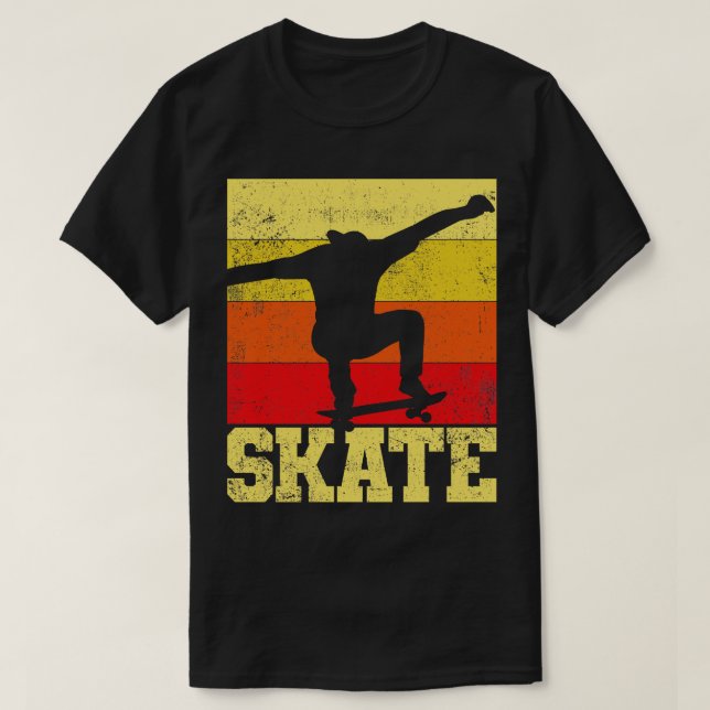 Skateboarding Skateboarder T-Shirt (Design Front)
