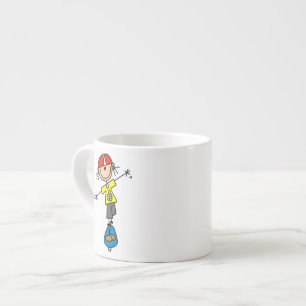 Skateboarding Stick Figure Espresso Cup