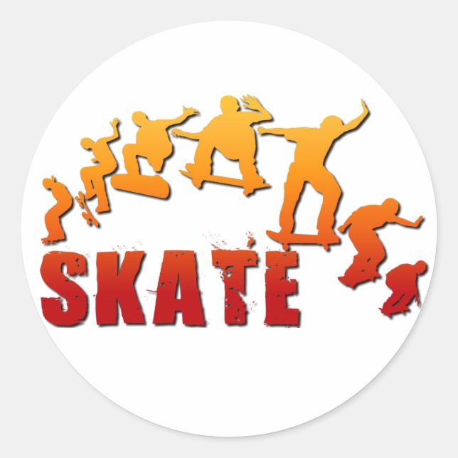 Skateboarding stickers (Front)