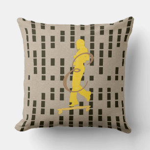Skateboarding Throw Pillow