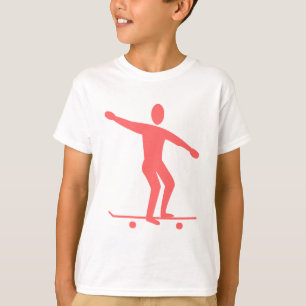 Skateboarding - Tropical Pink T-Shirt