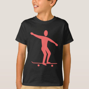 Skateboarding - Tropical Pink T-Shirt