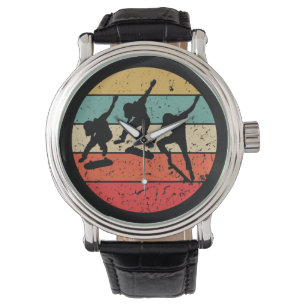 Skateboarding - Vintage Retro Skateboarder Watch