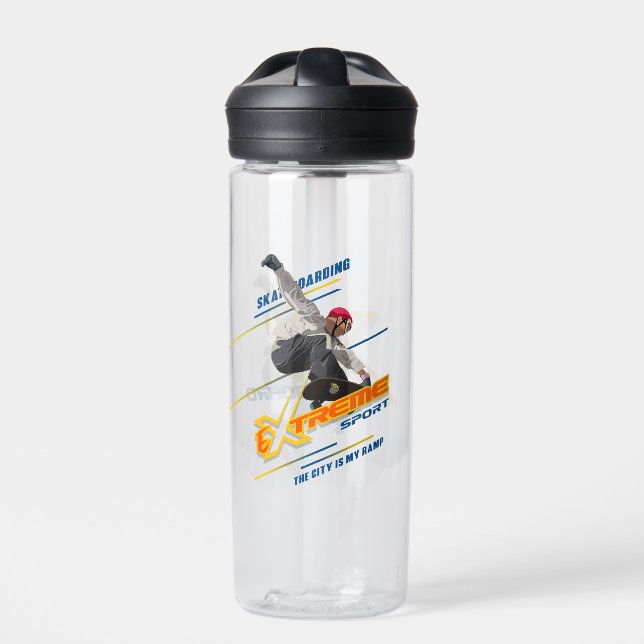 Skateboarding | water bottle (Front)