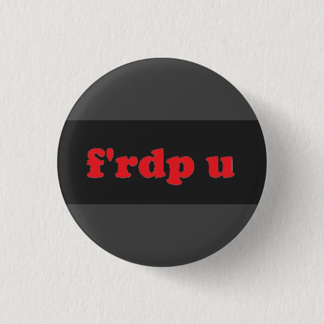 skateboards 1 inch round button (Front)