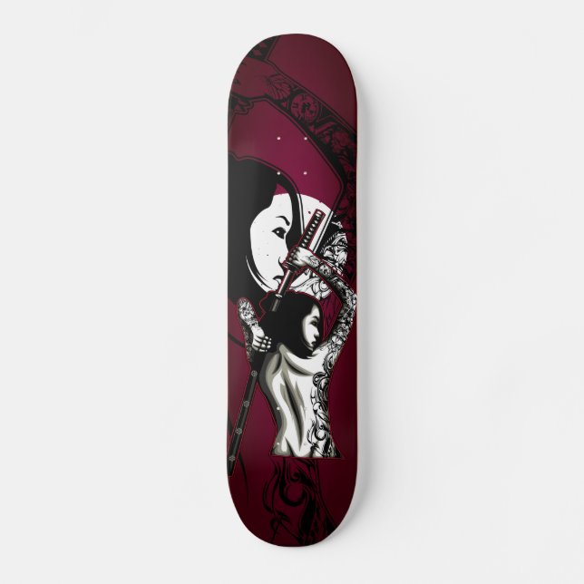 Skateboards Woman samouraïs (Front)