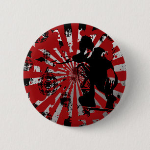 Skater 2 Inch Round Button