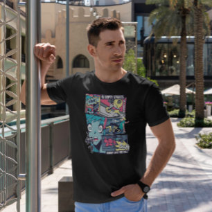 Skater Anime Vaporwave   T-Shirt