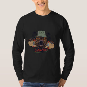 Skater bear Santa Cruz California T-Shirt