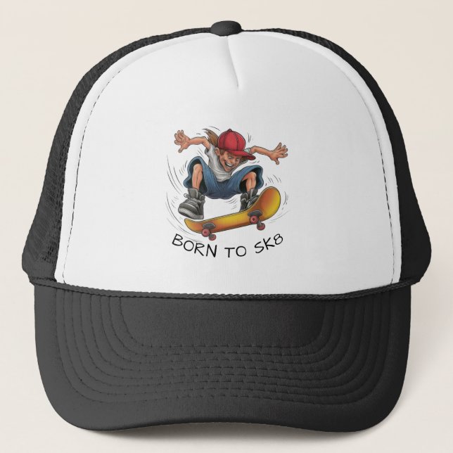 Skater Boy Skateboard Casquette (Devant)
