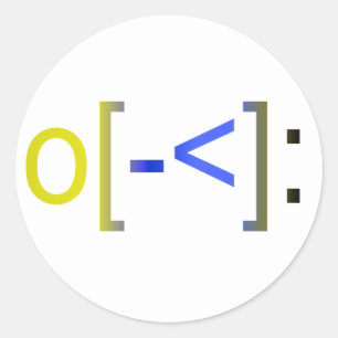 skater classic round sticker