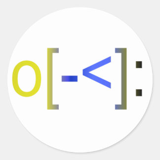 skater classic round sticker