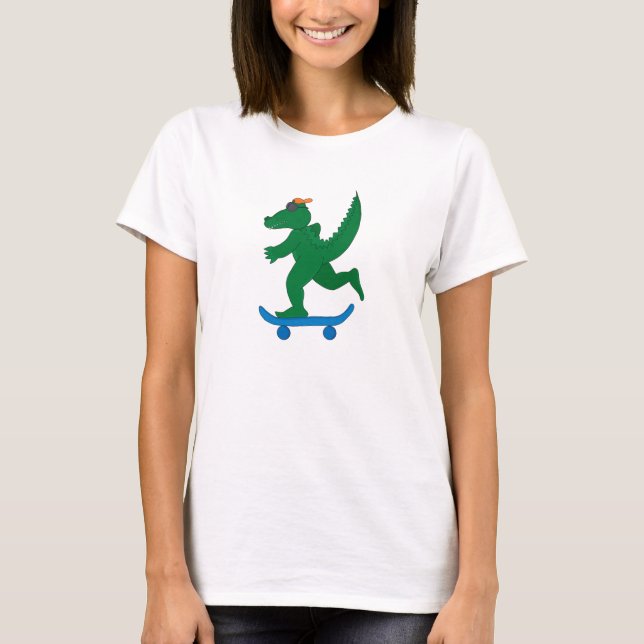 Skater Crocodile T-Shirt (Front)
