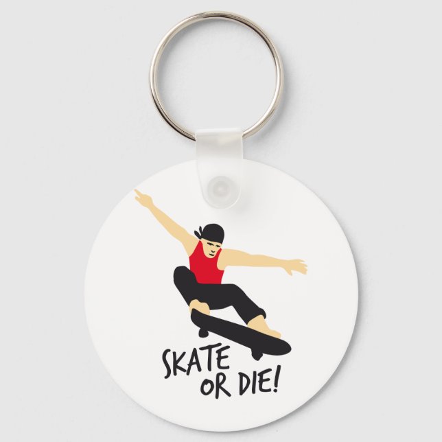 Skater E 3c Keychain (Front)