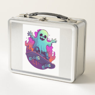 Skater Ghoul Metal Lunch Box