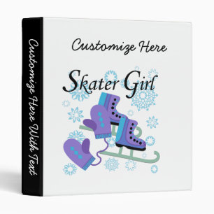 Skater Girl Binder