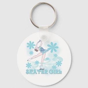 Skater Girl Keychain