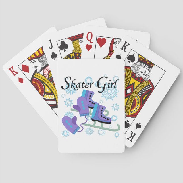 Skater Girl Playing Cards (Back)
