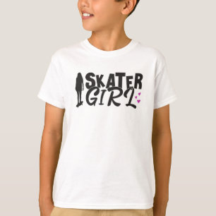 Skater Girl Sk8 Skateboard Skating Funny Gift Idea T-Shirt