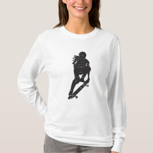 Skater Girl Skateboard Sk8 Skating Funny Gift Idea T-Shirt