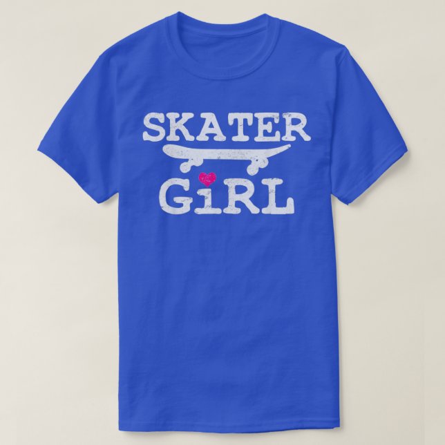 Skater Girl Skateboard Skateboarding TShirtTShirt T-Shirt (Design Front)