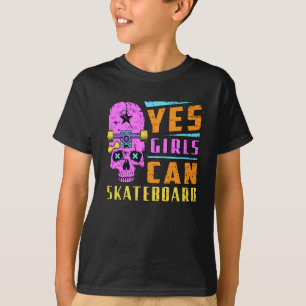 Skater Girl Skateboard Skating Skate Sk8 Gift Idea T-Shirt